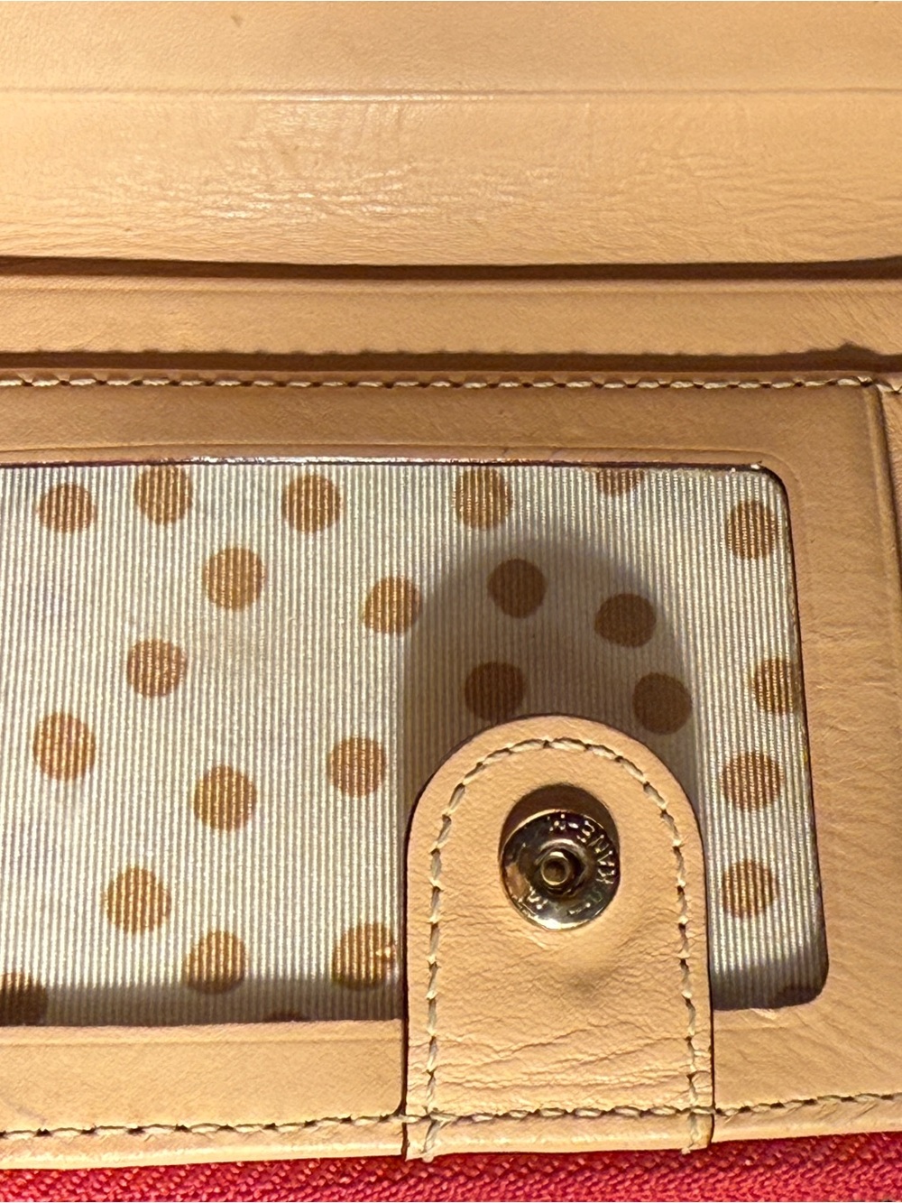 Kate Spade Wellesley Cara Bifold Wallet Hot Pink Pebbled Leather - Picture 6 of 11
